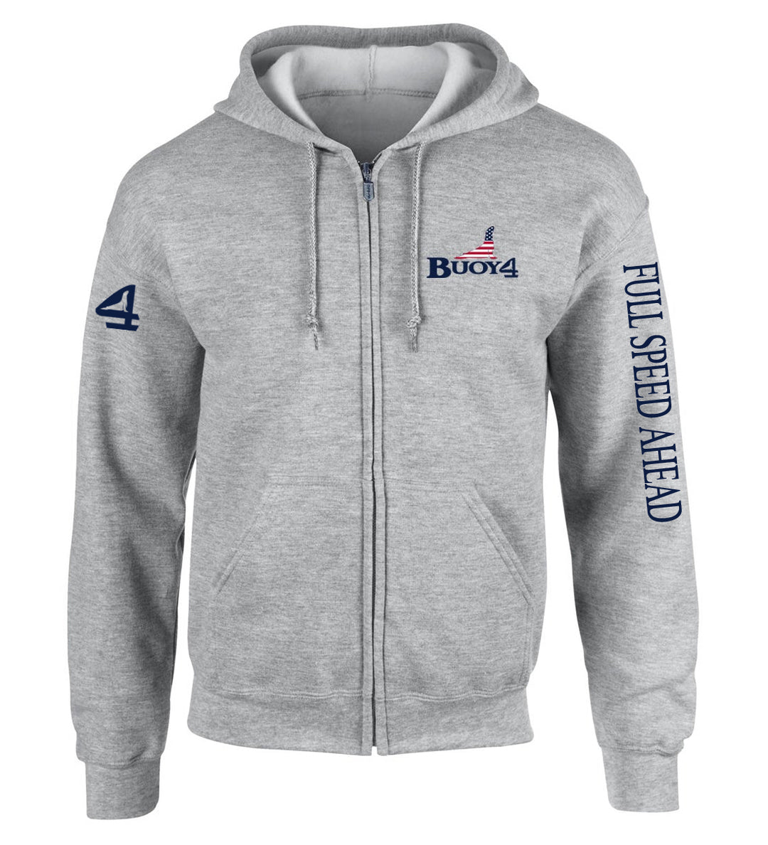 reLAX By The Sea - USA Full-Zip Hoodie