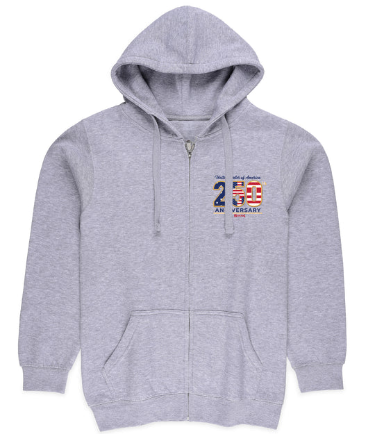 BUOY 4 250 YEARS USA FULL ZIP HOODIE