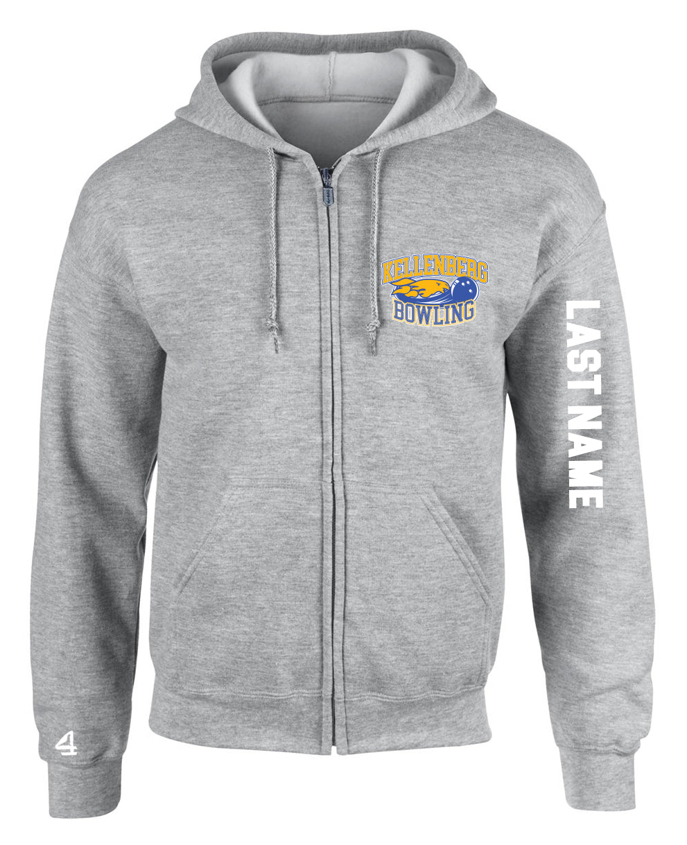 Kellenberg Bowling Full Zip Light Weight Hoodie
