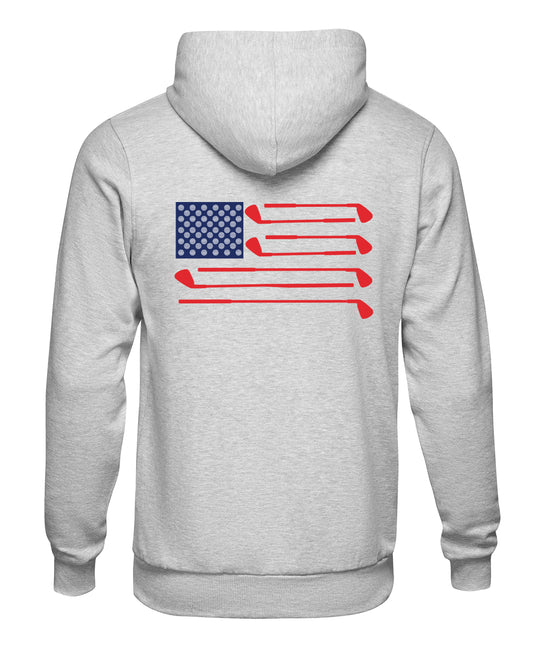 Buoy 4 Golf American Flag Hoodie
