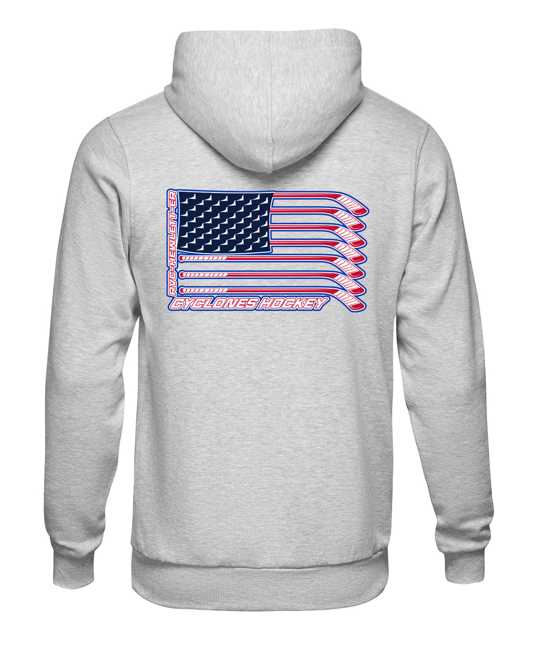 ROCKVILLE CENTRE HEWLETT E.R. HOCKEY Flag Hoodie