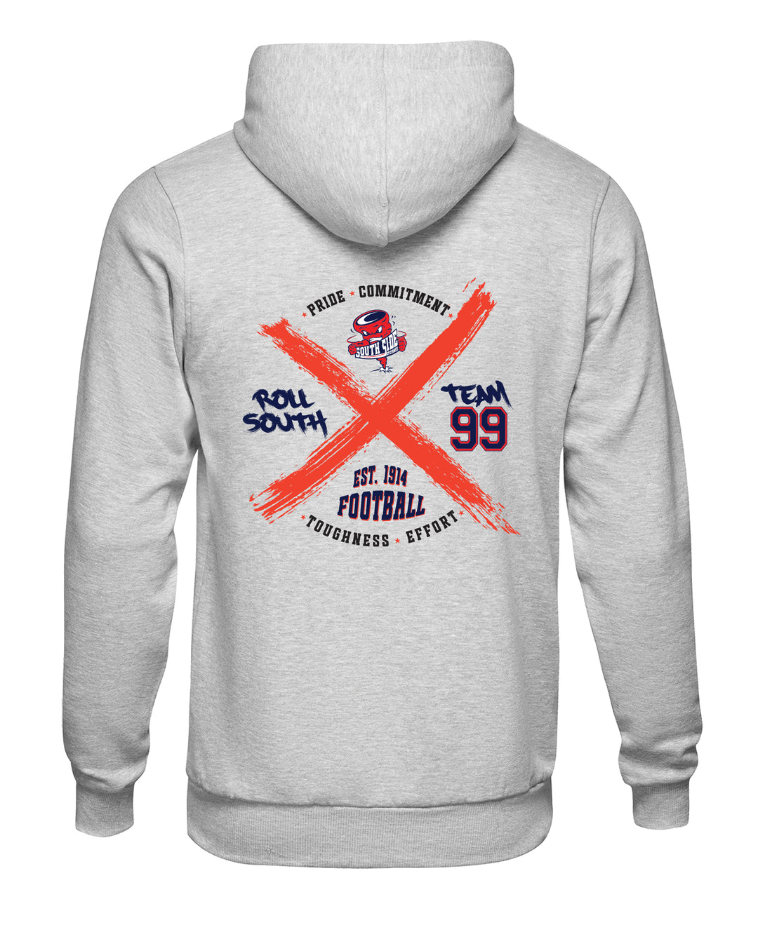 South Side High School Football roll south hoodie