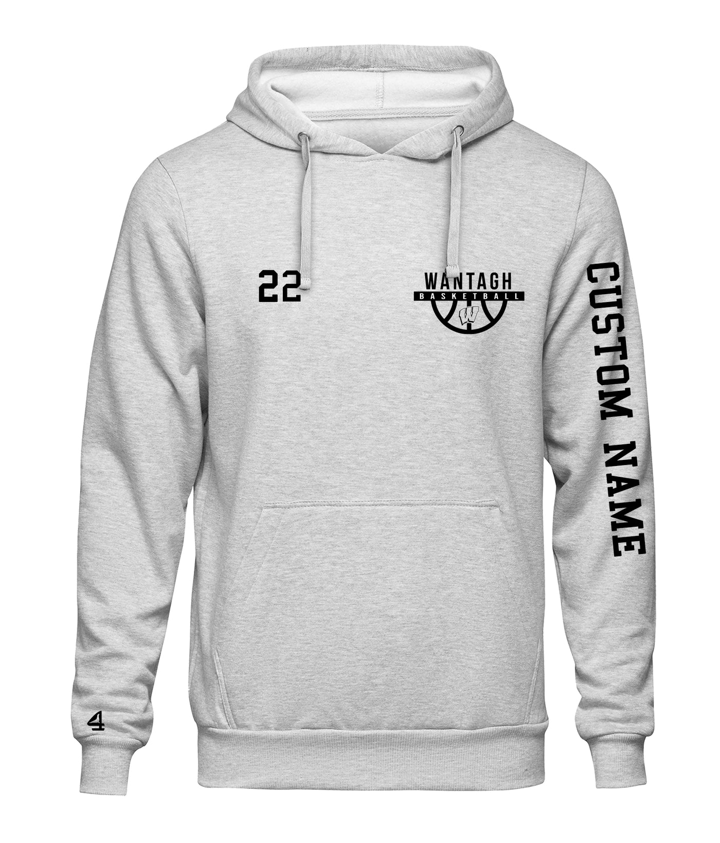 Wantagh Basketbal Hoodie