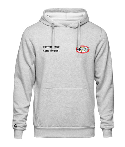 Atlantic Beach Rod & Gun Club Embroidered Front Custom Hoodie Printed Back