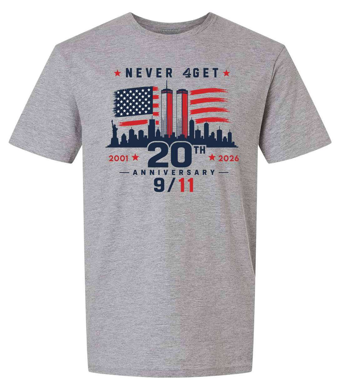 Buoy4 Never 4get 911 GRAPHIC TEE