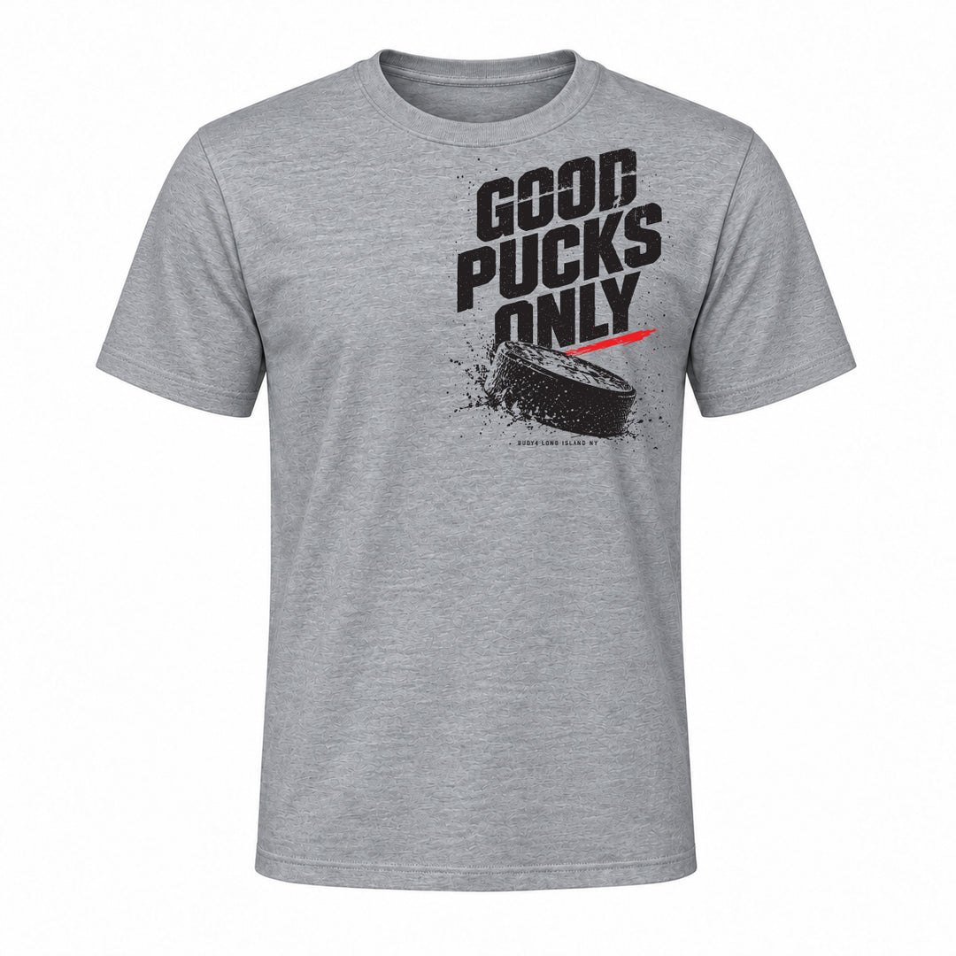 GOOD PUCKS ONLY HOCKEY GRAPHIC TEE