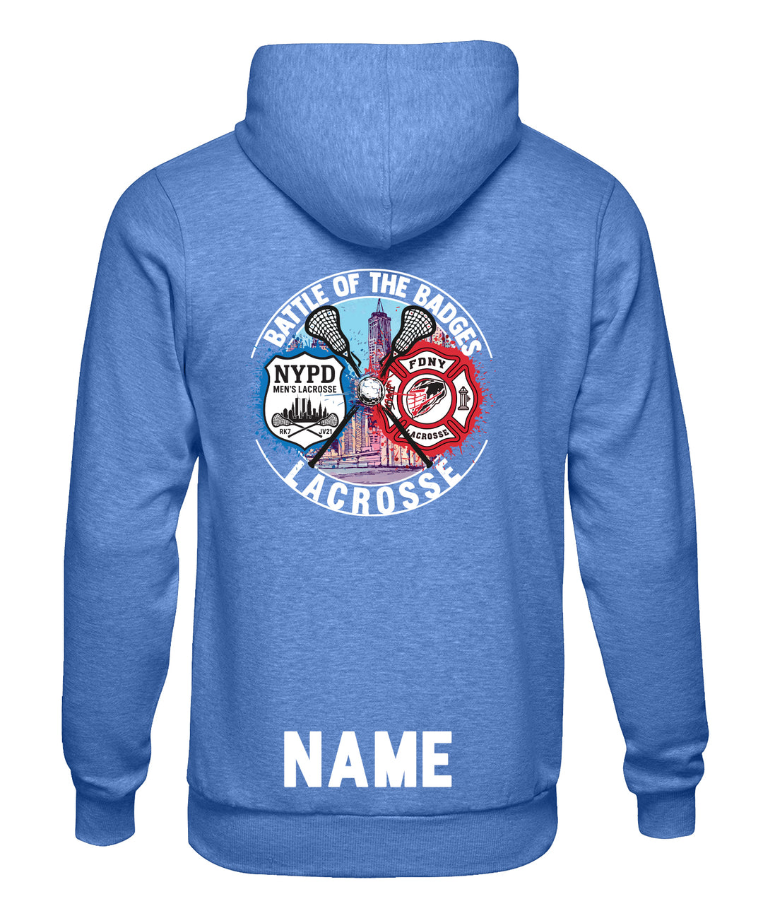 BATTLE OF THE BADGES CUSTOMIZABLE HOODIE