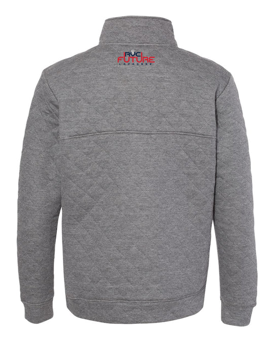 FUTURE LACROSSE Embroidered Quilted Half-Snap Pullover