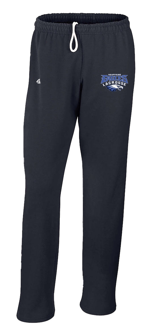 Hauppauge Eagles Lacrosse Sweatpants Open Bottom