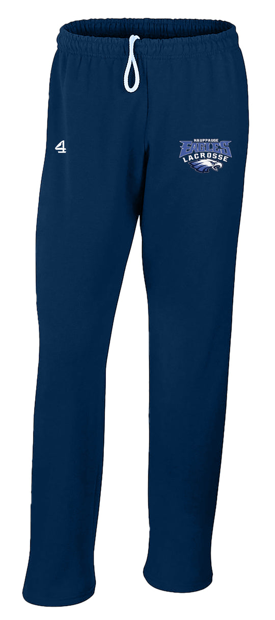 Hauppauge Eagles Lacrosse Sweatpants Open Bottom