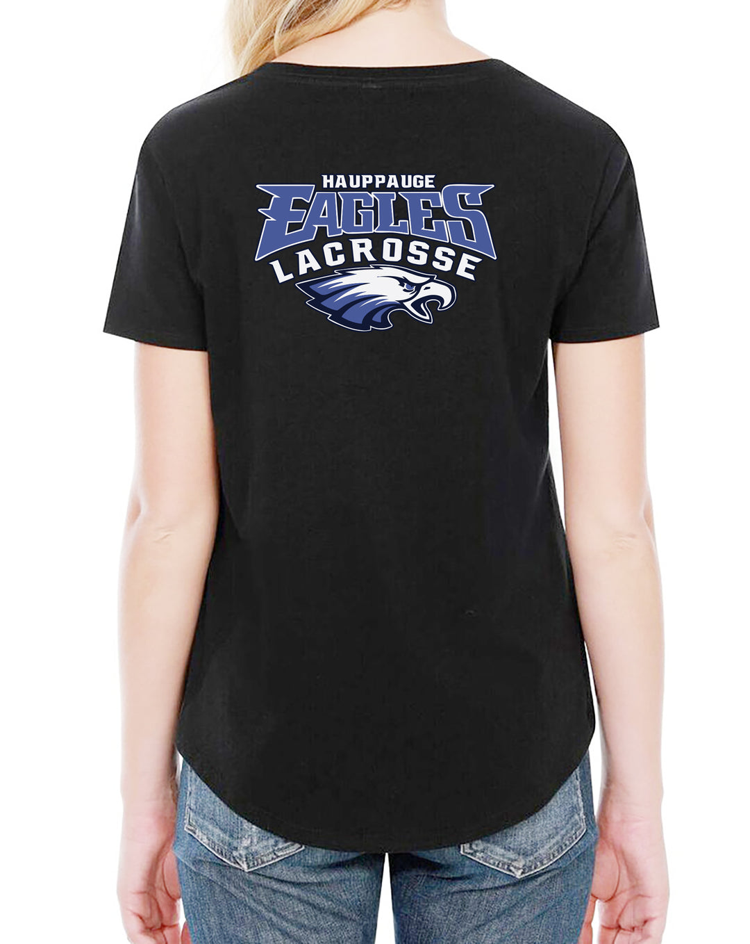 Hauppauge Eagles Lacrosse High Low Shirt