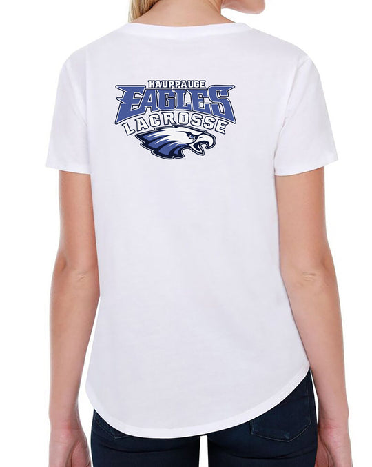 Hauppauge Eagles Lacrosse High Low Shirt