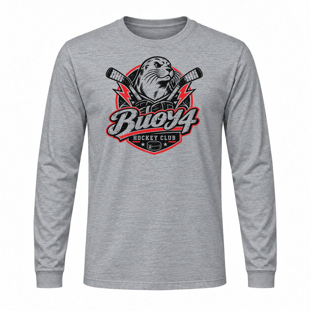 BUOY4 SEAL HOCKEY CLUB LONG SLEEVE GRAPHIC TEE