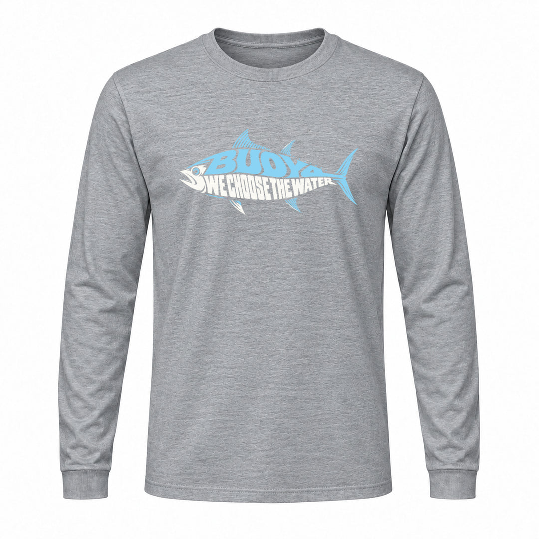 BUOY4 WE CHOOSE THE WATER TUNA LONG SLEEVE GRAPHIC TEE