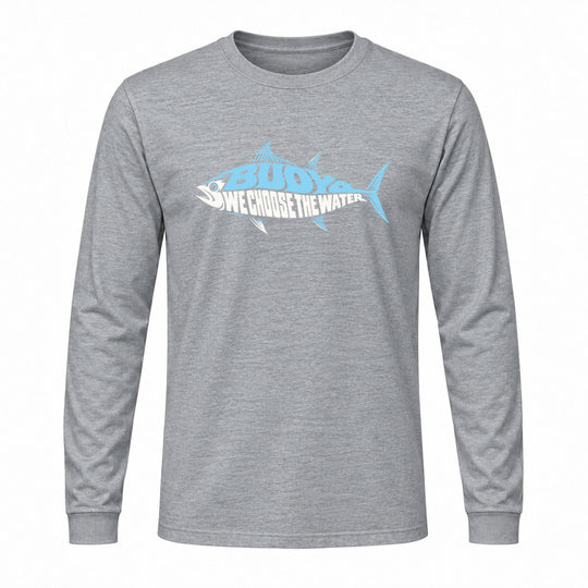 BUOY4 WE CHOOSE THE WATER TUNA LONG SLEEVE GRAPHIC TEE