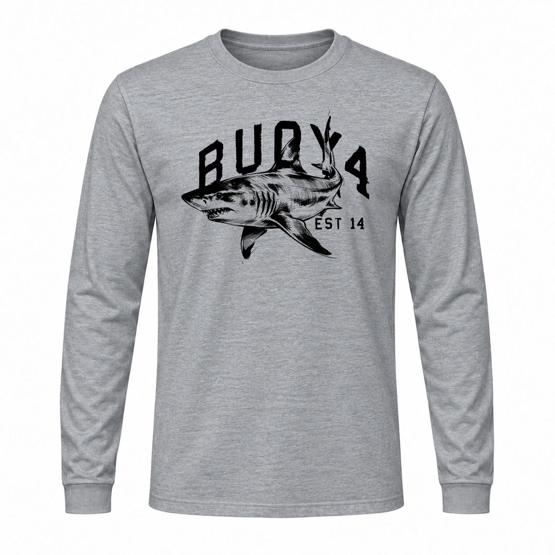 BUOY4 SHARK EST LONG SLEEVE GRAPHIC TEE