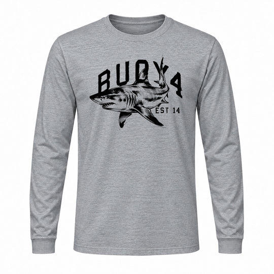 BUOY4 SHARK EST LONG SLEEVE GRAPHIC TEE