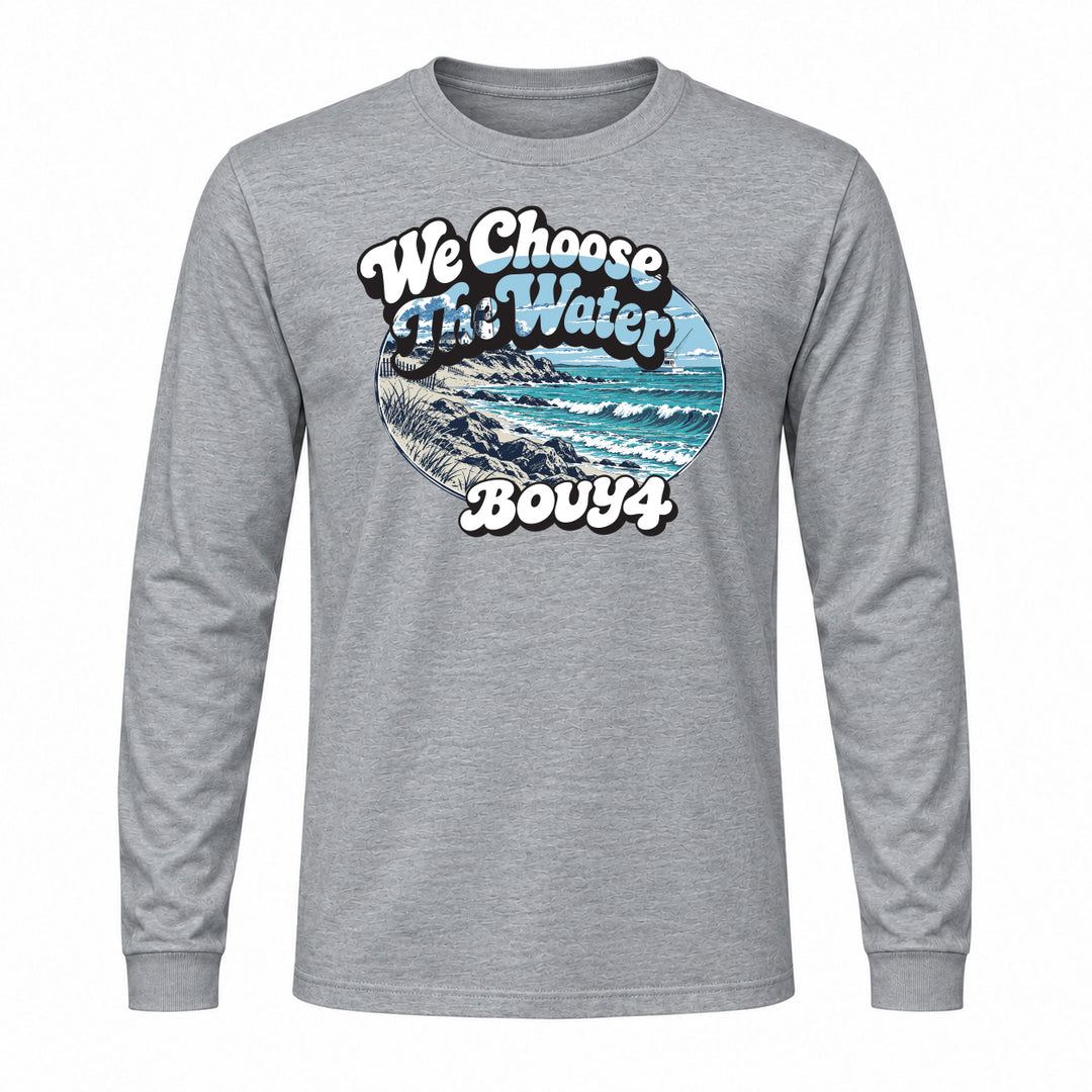 BUOY4 WE CHOOSE THE WATER BEACH LONG SLEEVE GRAPHIC TEE