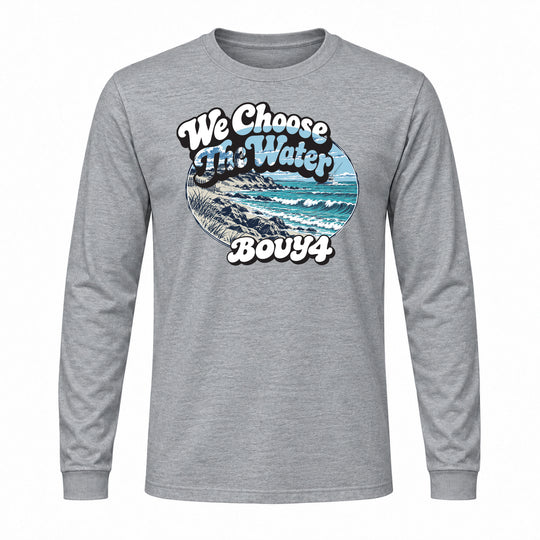 BUOY4 WE CHOOSE THE WATER BEACH LONG SLEEVE GRAPHIC TEE
