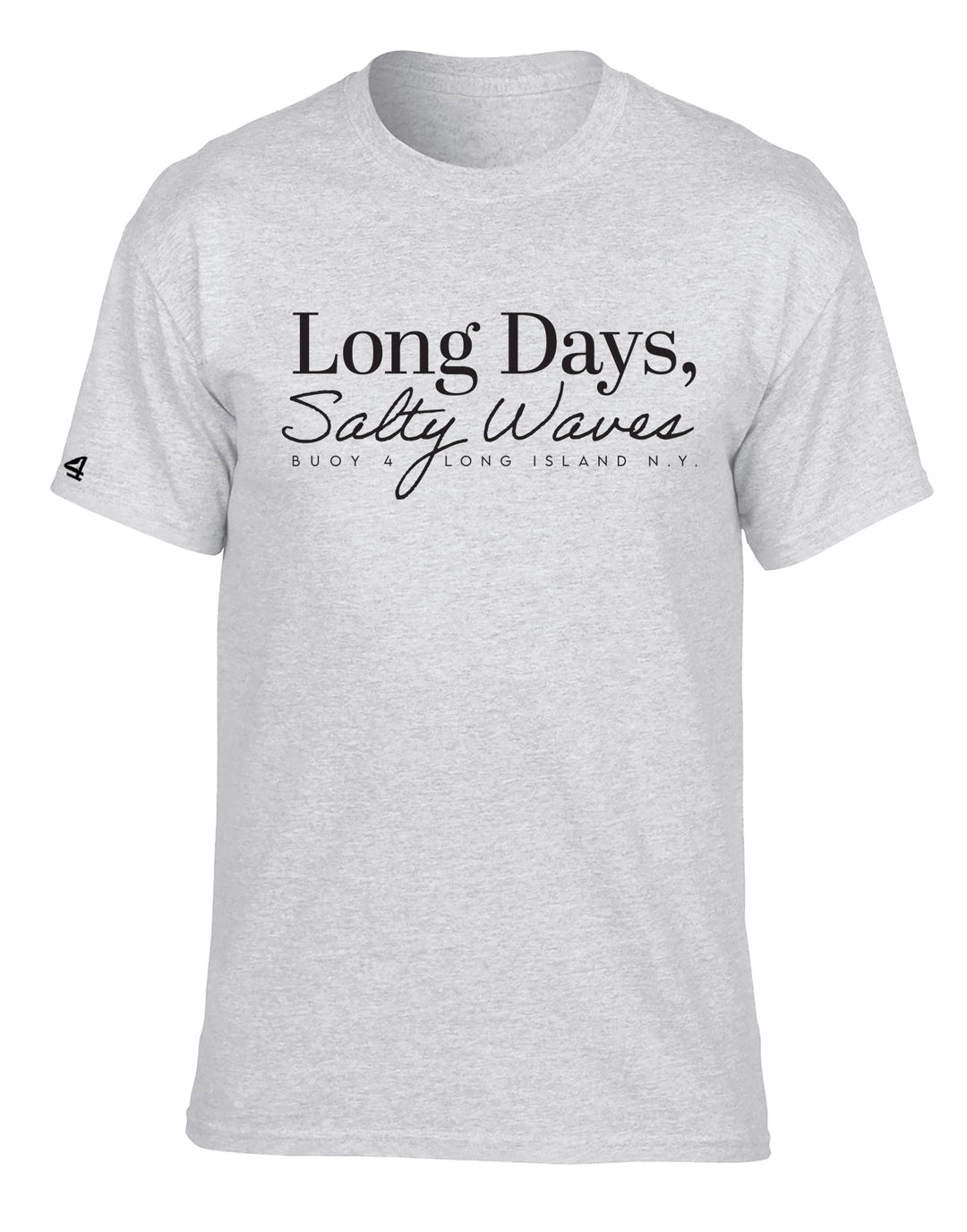 Buoy 4 Long Days Salt Short Sleeve Graphic Tee