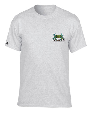 Buoy4 Blue Claw Crab Short Sleeve Graphic Tee