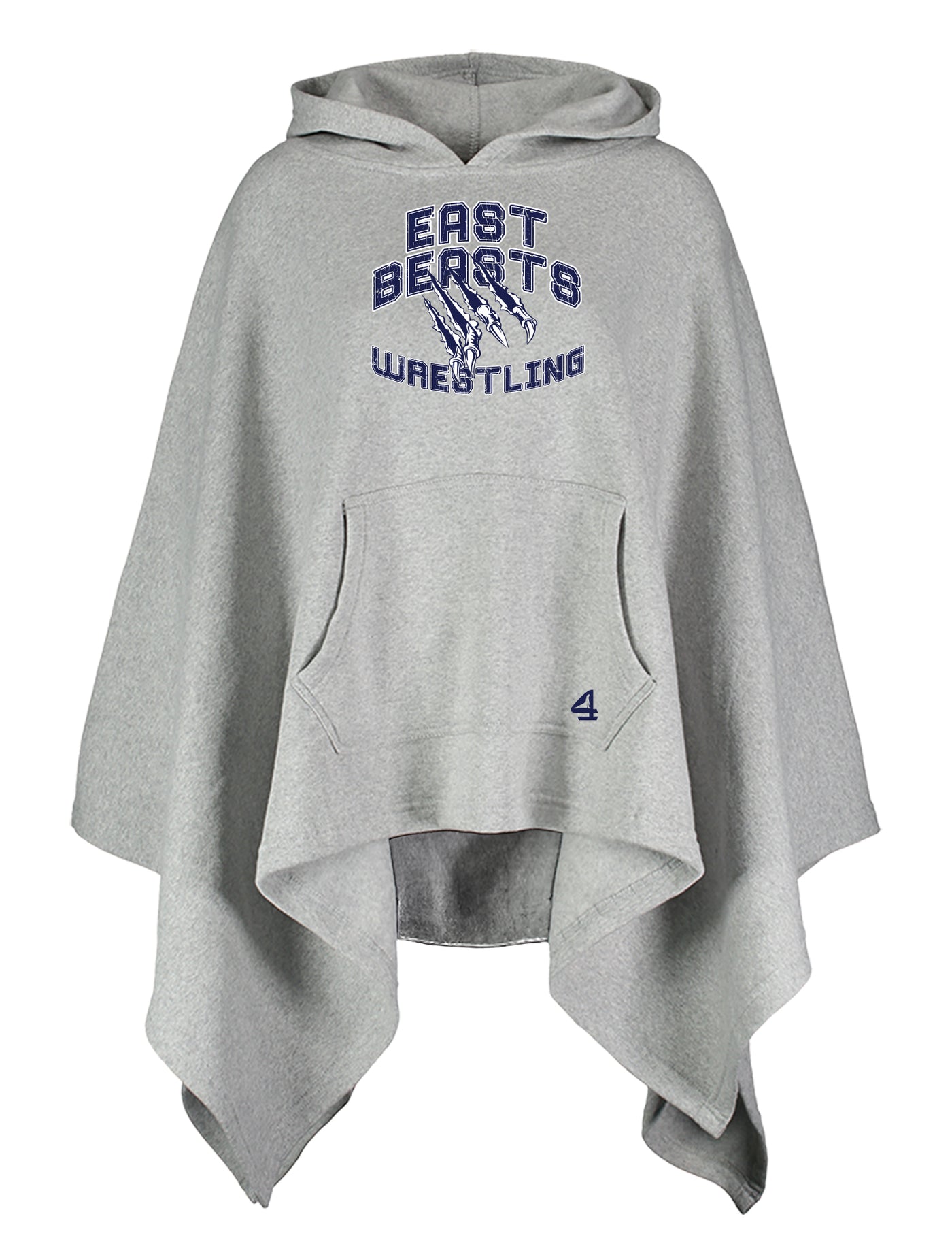 East Beasts Wrestling Women's Poncho