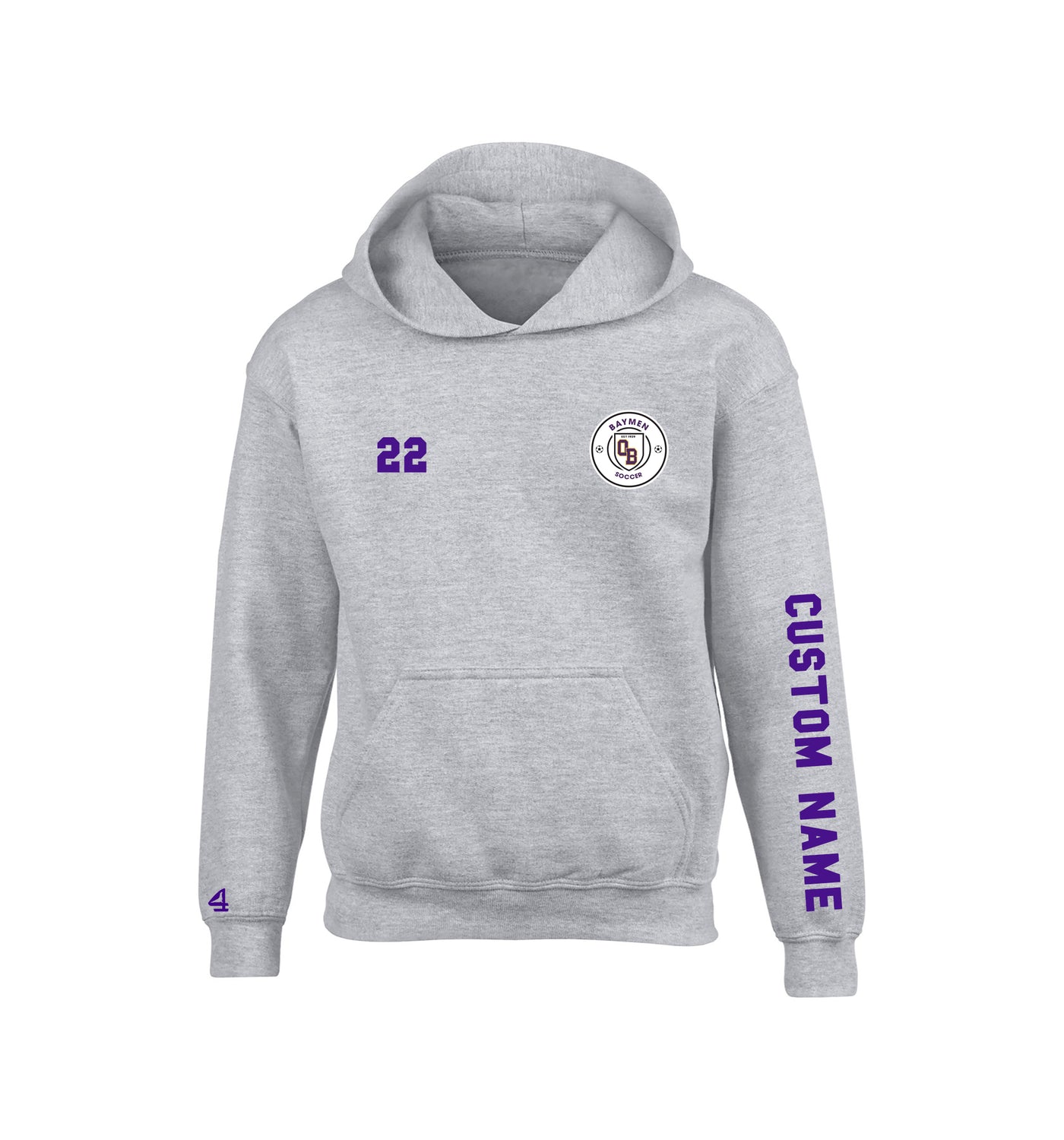 Baymen Soccer Soccer Team Spirit Hoodie