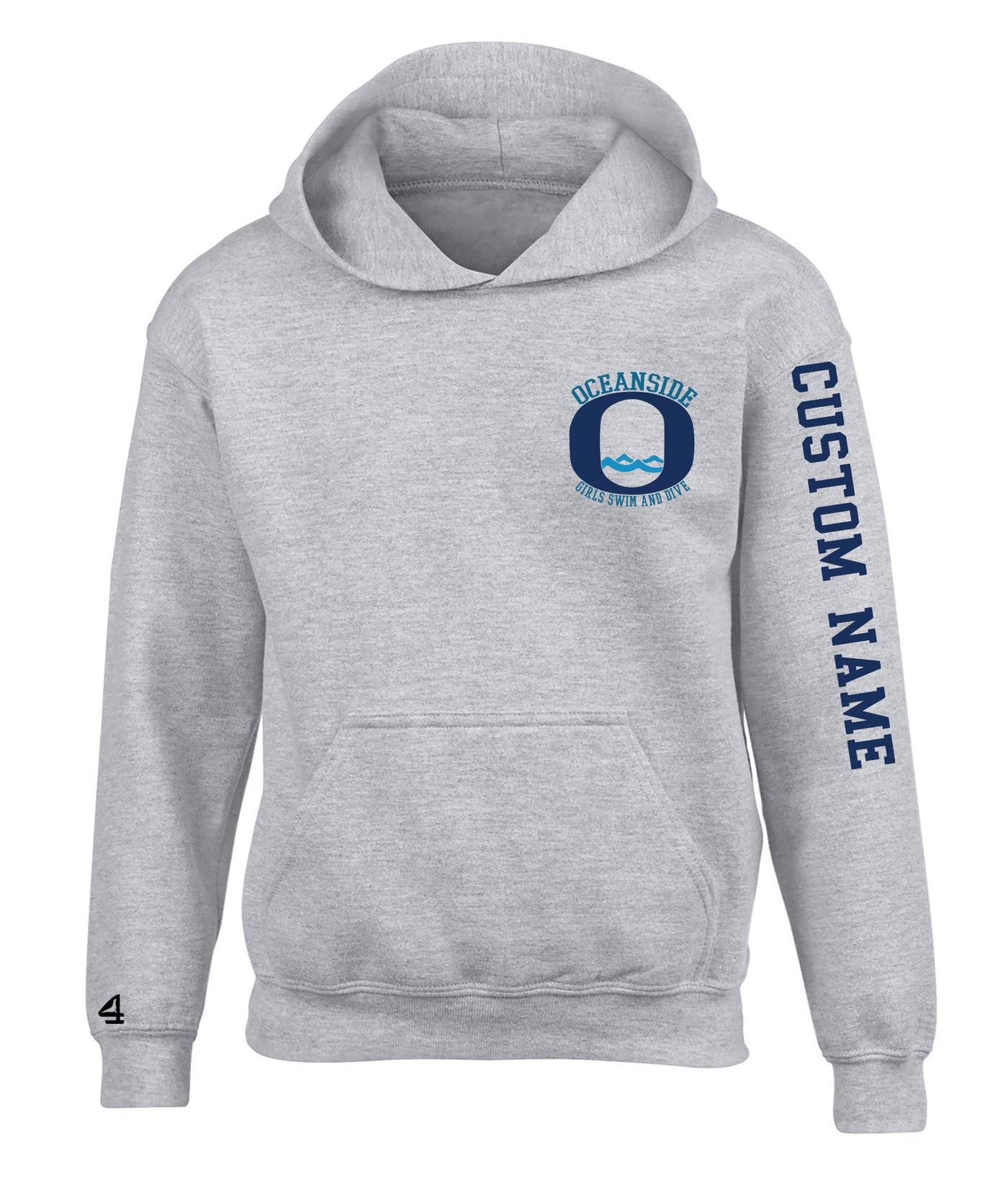 Oceanside Girls Swim and Dive Team Hoodie