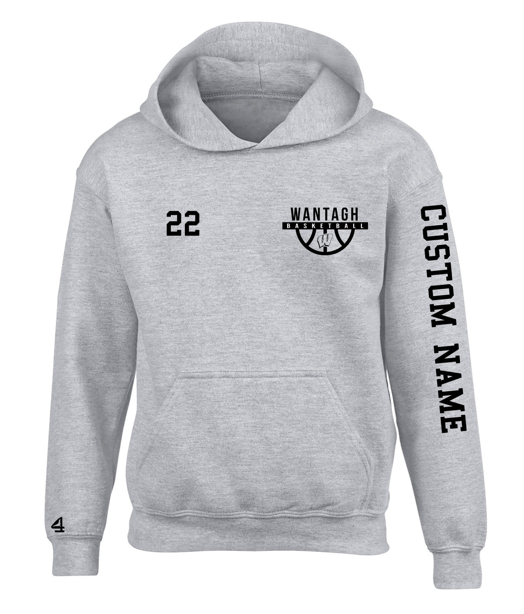 Wantagh Basketball Hoodie