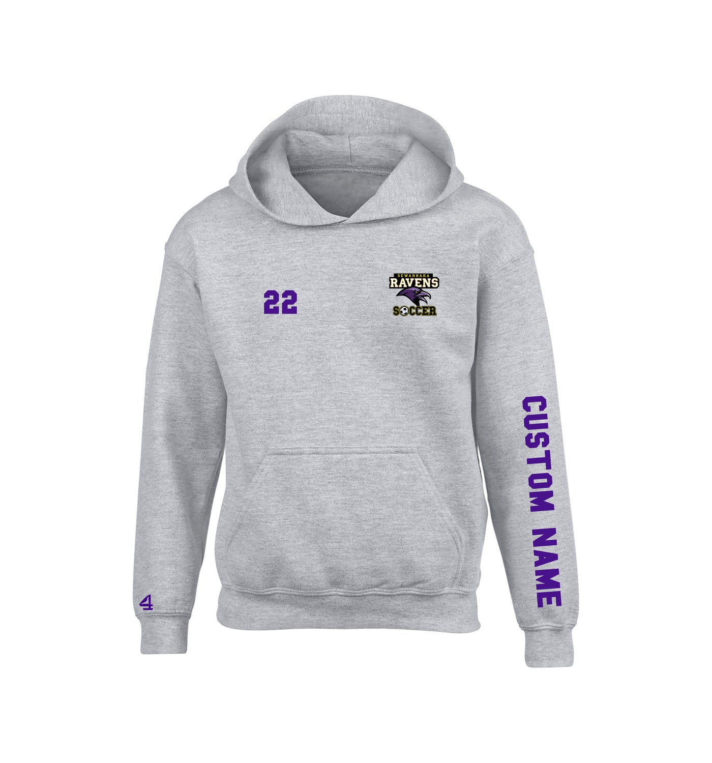 Sewanhaka Ravens Girls Soccer Team Spirit Hoodie