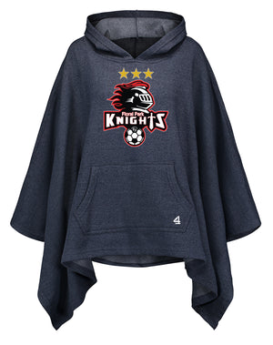 Floral Park Soccer Womans Poncho