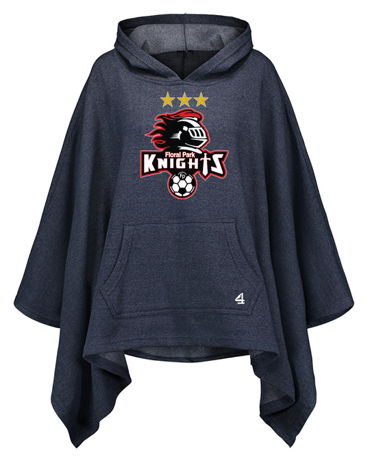Floral Park Soccer Womans Poncho