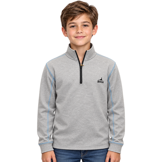 Touch of Gray-1/4 Zip