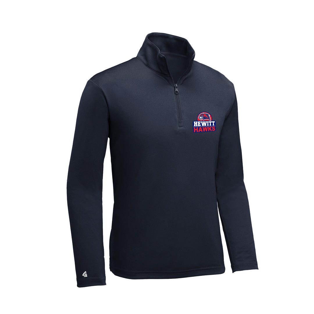 Hewitt Elementary Hawks  Embroidered 1/4 Zip Youth