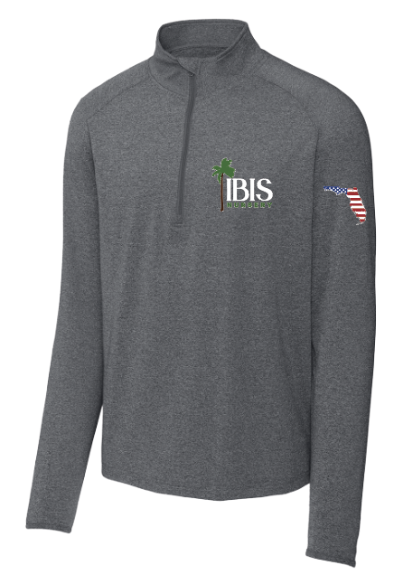 IBIS NURSERY EMBROIDERED 1/4 zip