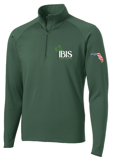 IBIS NURSERY EMBROIDERED 1/4 zip