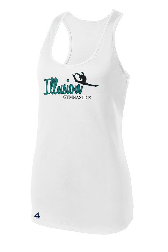ILLUSION Gymnastics Women's Racerback Tank