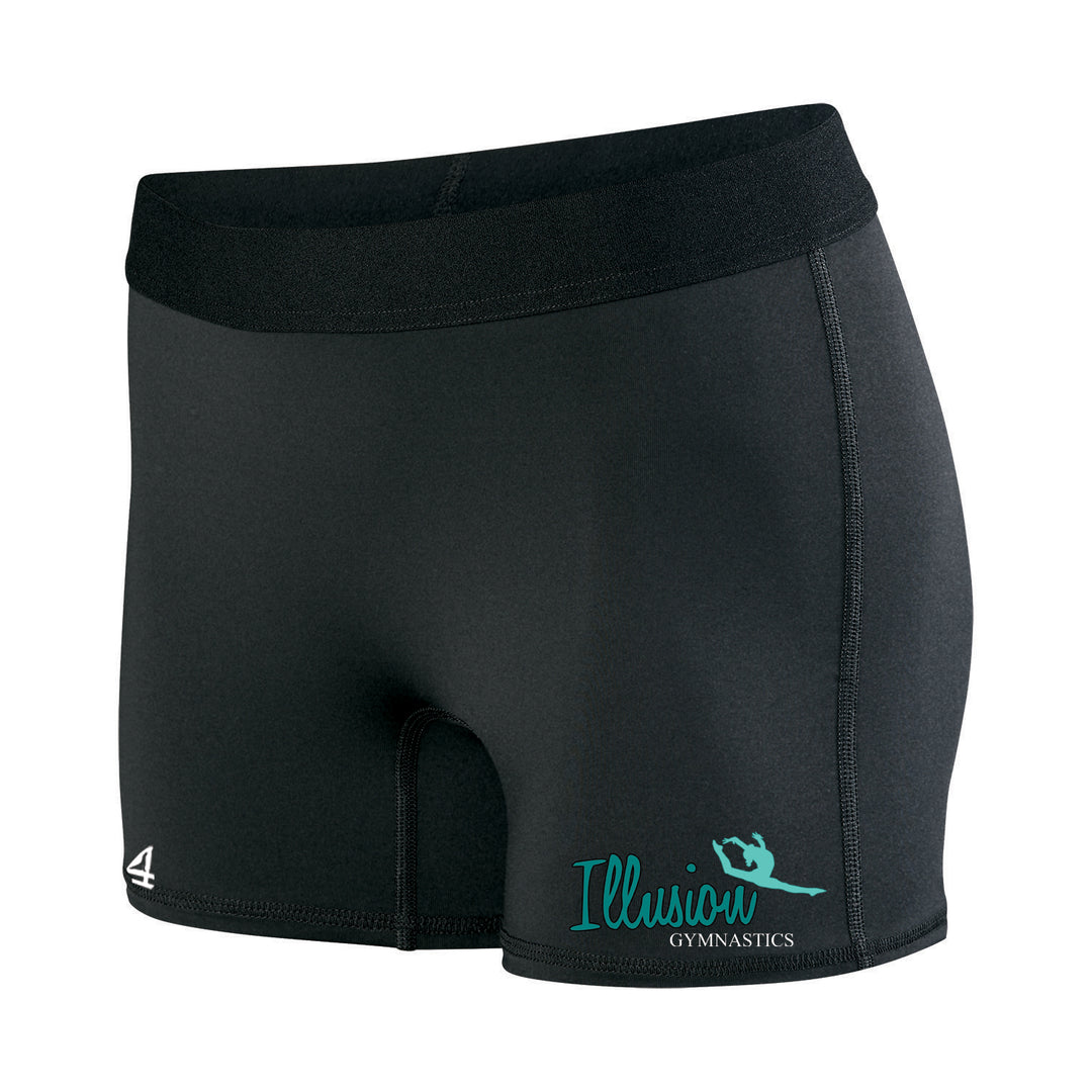 ILLUSION Gymnastics Girl's Compression Shorts