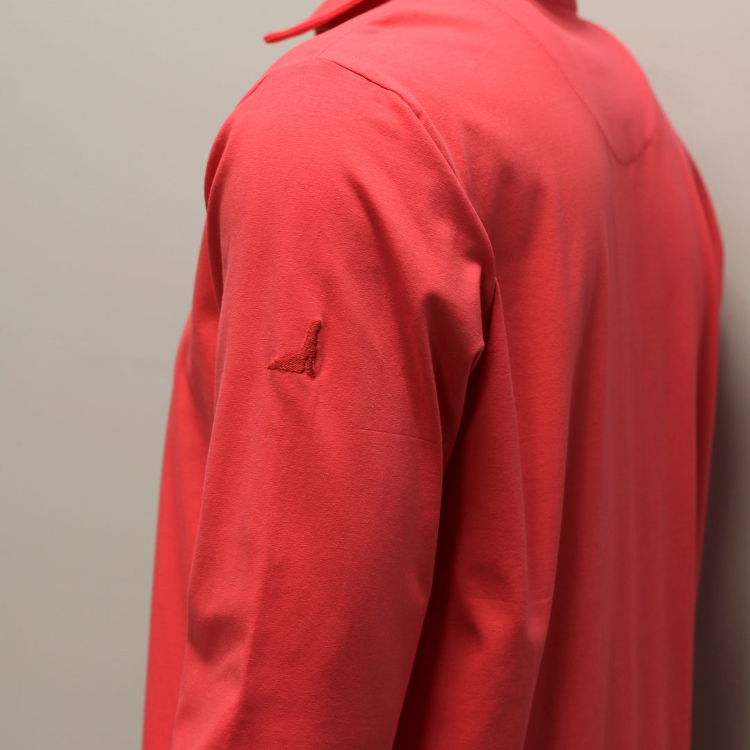 Youth Button Cuff Long Sleeve Polo