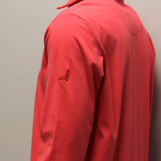 Youth Button Cuff Long Sleeve Polo