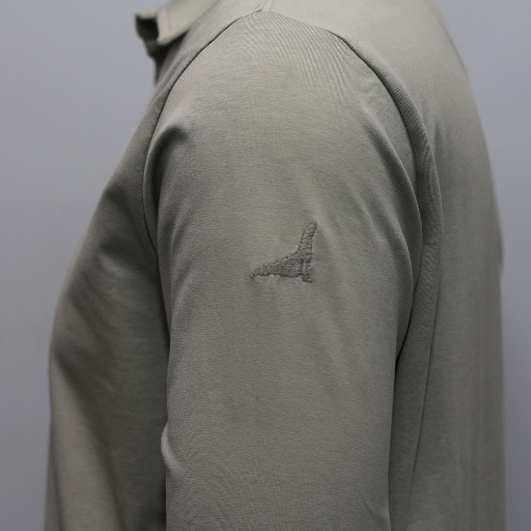 Youth Button Cuff Long Sleeve Polo