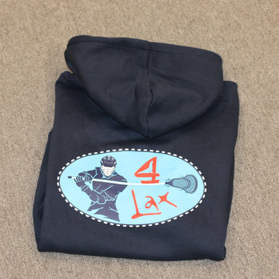 Lax 4 Life - The WANDerer - Adult Navy Hoodie