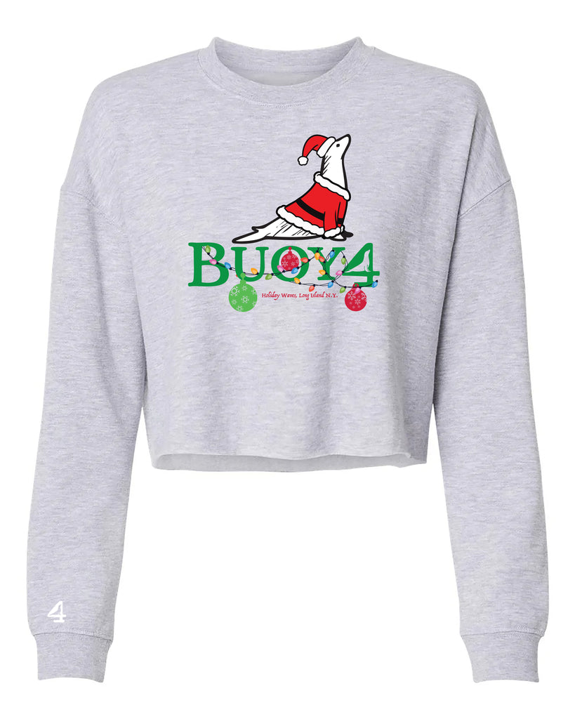 Buoy 4 Holiday Waves Women's Light Weight Crop – Buoy4 Clothing