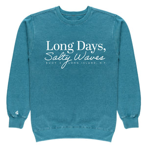 Buoy4 Long days Salty Waves Vintage Crewneck