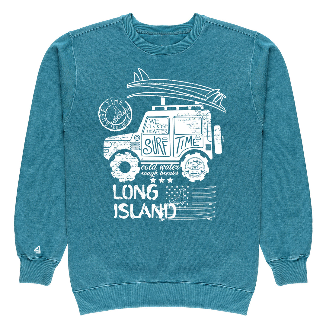 Buoy 4 Long Island Surf Vintage Crewneck