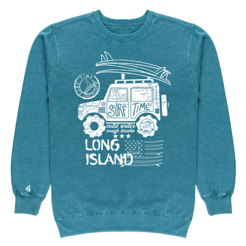 Buoy4 Long Island Surf Vintage Crewneck