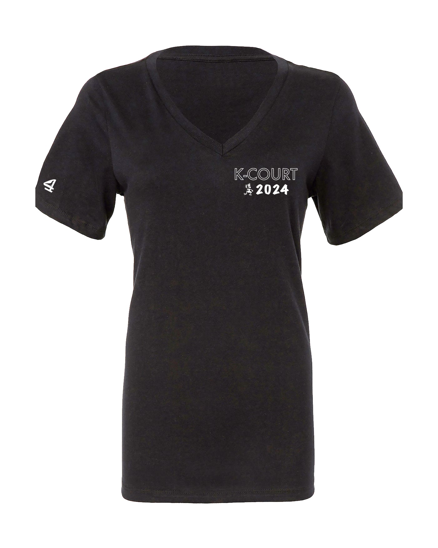 K-Court Women's V-neck T-shirt