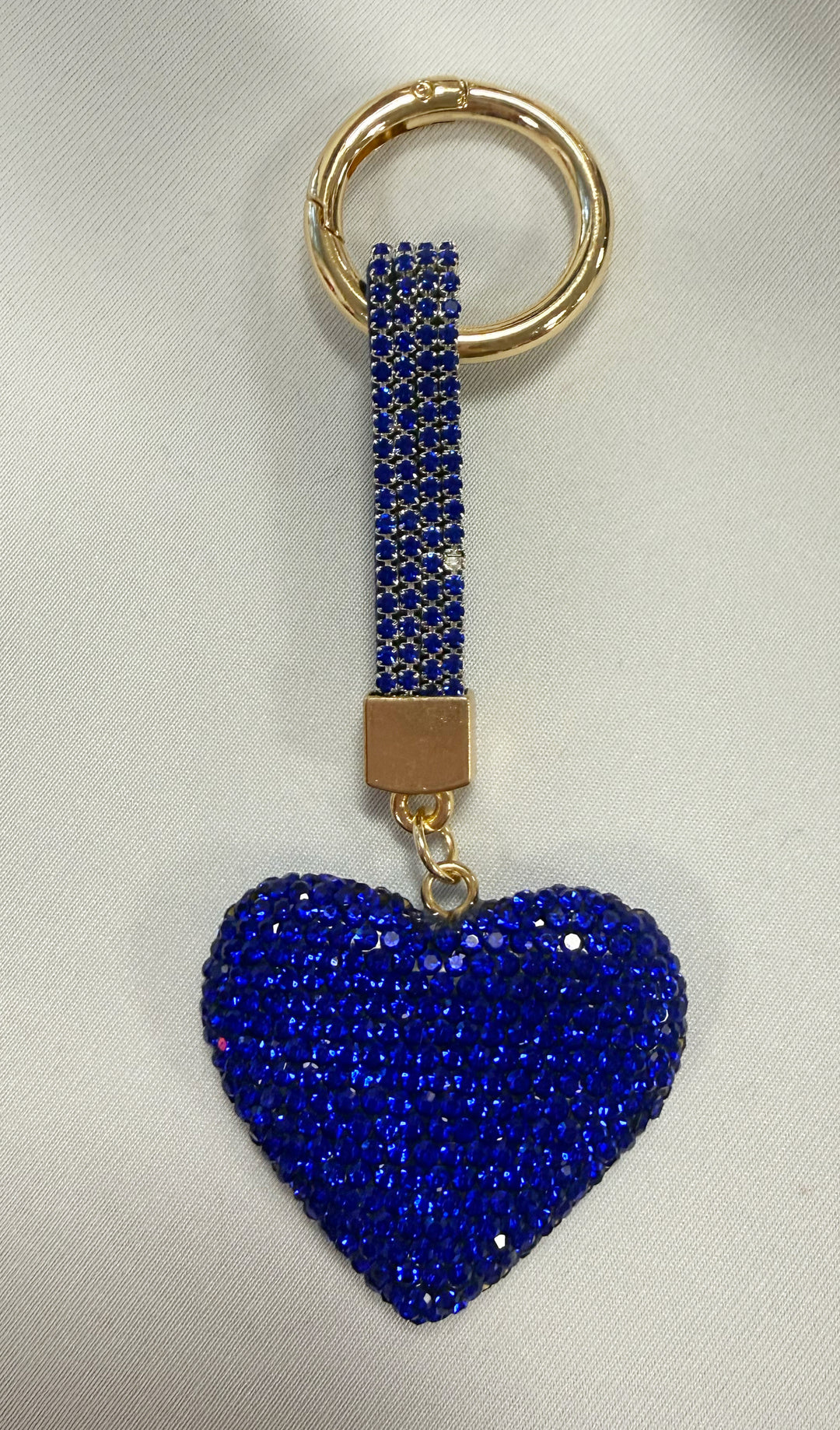 SSHS Red and Blue Team HEART keychain