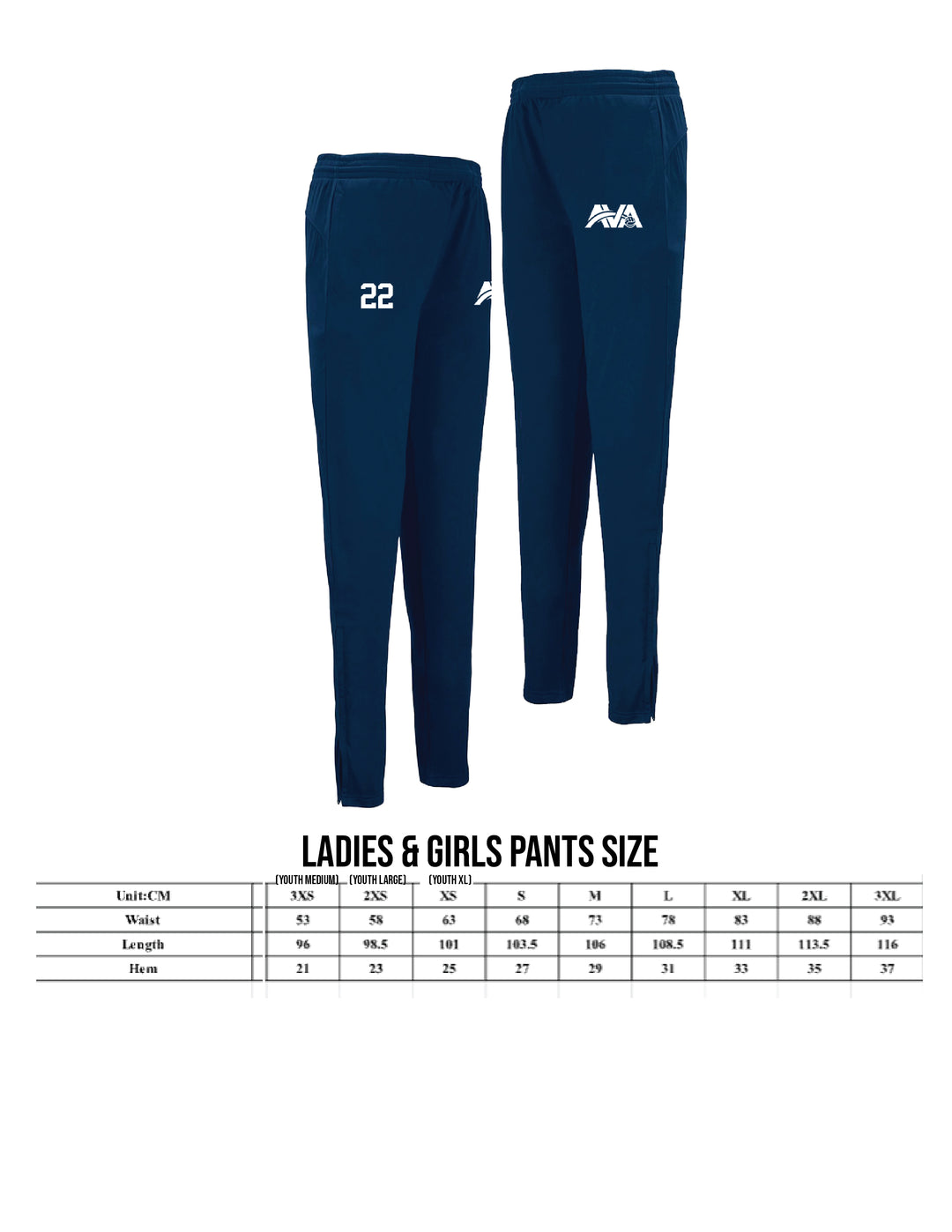 AVA Atlantic Volleyball Academy Uniform