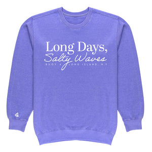 Buoy4 Long days Salty Waves Vintage Crewneck